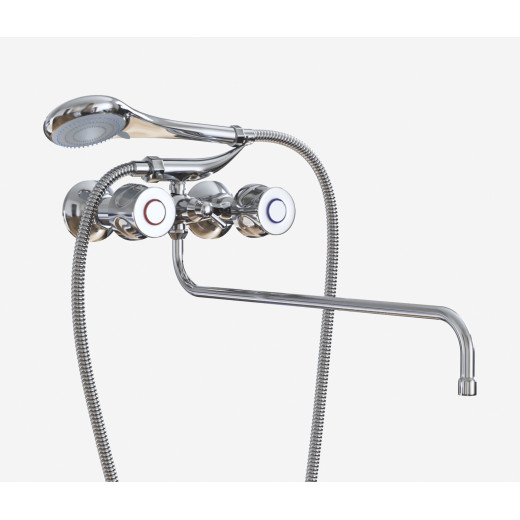 Смеситель для ванны и умывальника MIXLINE ML01-02 (522119)