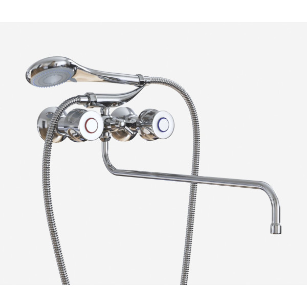 Смеситель для ванны и умывальника MIXLINE ML01-02 (522119)