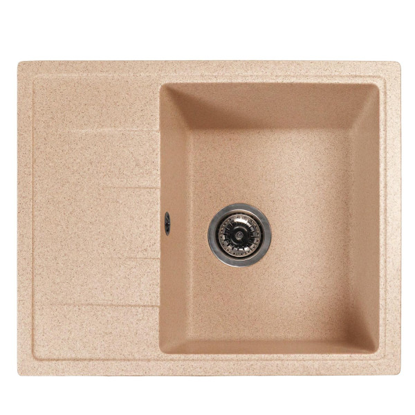 Мойка MIXLINE МЛ-ГМС103 (ML-GMS103) СТАНДАРТ с крылом, песочный (302), 570*460*190мм (558117)