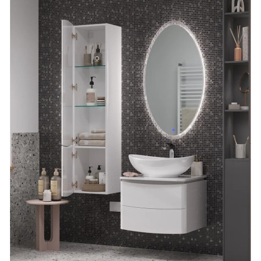 Шкаф Velvex  Luna 350 навесной белый (pp.LUN.35)