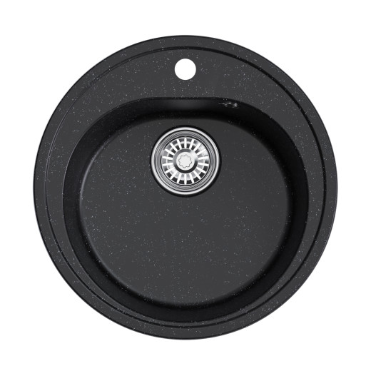 Мойкa MIXLINE круглая черная D500мм ML-GM11 (551821)
