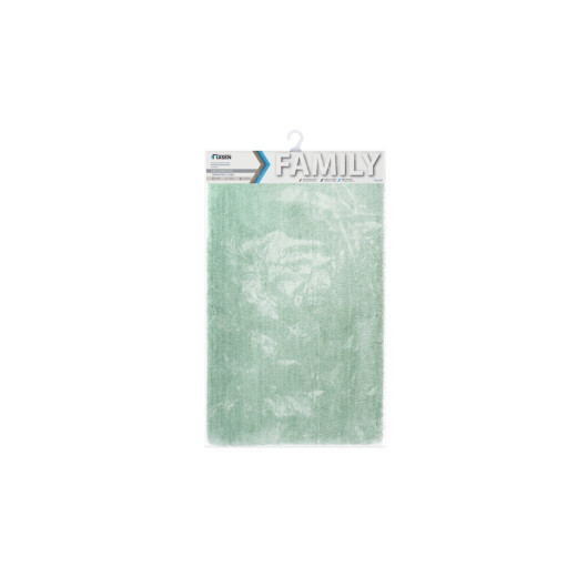 Коврик для ванной Fixsen Family, зеленый, 1-ый (70х120 см), (FX-9003F)