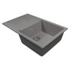 Мойка MIXLINE МЛ-ГМС107 (ML-GMS107) СТАНДАРТ с крылом, темно-серый (309), 770*493*190мм (558131)