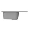 Мойка MIXLINE ML-GM18 с крылом серая (310) 640*490*190мм NEW (551972)