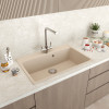 Мойка MIXLINE МЛ-ГМ33 (ML-GM33) КОМФОРТ бежевая (328), 760*510*200мм (558738)