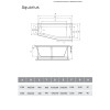 Ванна акриловая Relisan Aquarius R 170х70х50