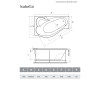 Ванна акриловая Relisan Isabella L 170x90