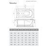 Ванна акриловая Relisan Neonika 180x80