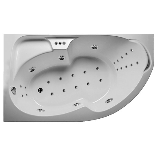 Ванна акриловая Relisan Sofi R 160x100