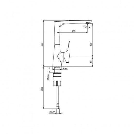 Смеситель для кухни Paini Verona VRCR572KM
