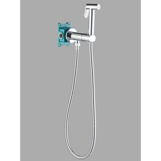 AGATA AL-877-01 хром. Гигиенический душ с прогрессивным смесителем