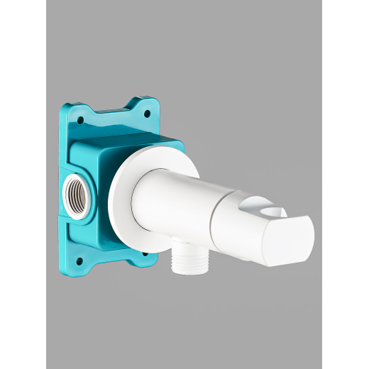 AGATA AL-877-06 белый. Гигиенический душ с прогрессивным смесителем