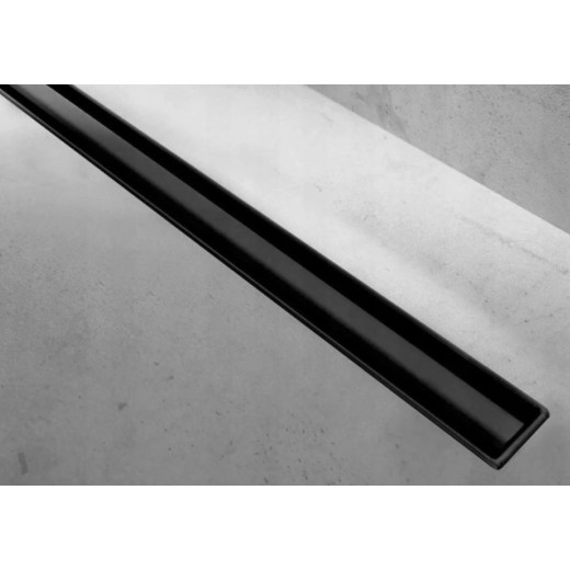 Душевой трап Bajo линейный 1000 мм  Чёрный матовый