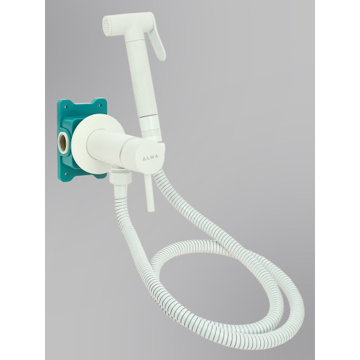 BENITO AL-859-06 белый. Гигиенический душ со смесителем