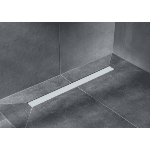 Душевой трап Laguna 700 мм  Белое  стекло