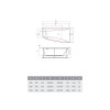 Ванна акриловая Vayer Boomerang (EH) 150x90 R