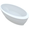 Ванна акриловая Vayer Boomerang (EH) OVAL 1940x1000 c панелью ( монолит)