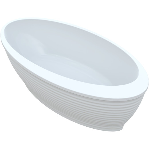 Ванна акриловая Vayer Boomerang (EH) OVAL 1940x1000 c панелью ( монолит)