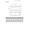 Ванна акриловая Vayer Casoli 180x80