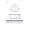 Ванна акриловая Vayer Kaliope 150x150