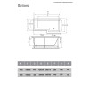 Ванна акриловая Vayer Options 165х85/70 R