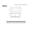 Ванна акриловая RelisanEcoPlus Темза 190х100
