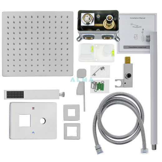 Leine Встраиваемый душевой комплект 2 режима TVZ-0809 Хром