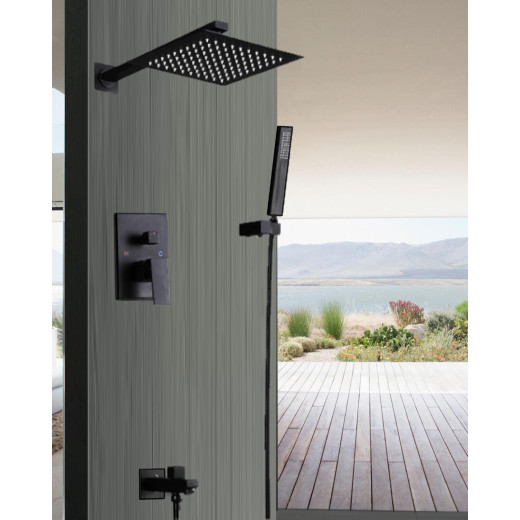 Teivaz Встраиваемый душевой комплект  TVZ-1805 Чёрный