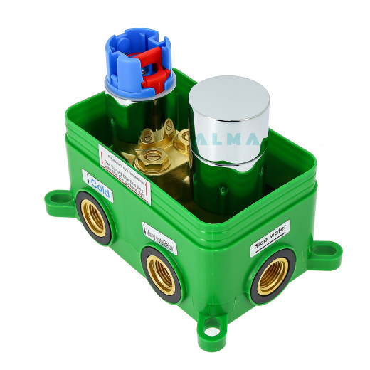 Weber Встраиваемый душевой комплект  с термостатом 3 режима TVZ-0806 Хром