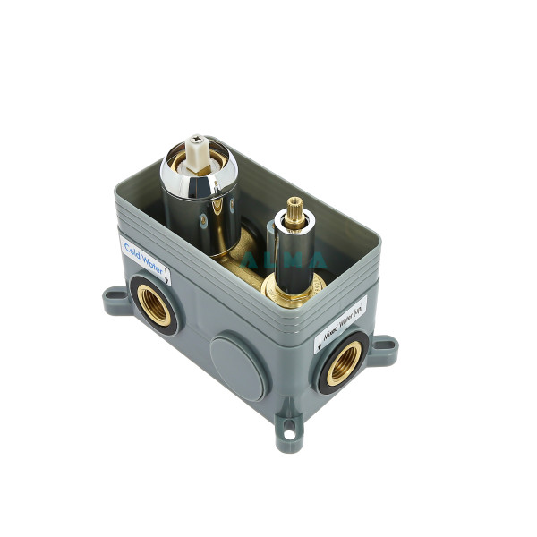 Sakari Встраиваемый душевой комплект со смесителем 2 режима TVZ-0891 Хром