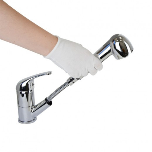 Смеситель для кухни Paini Creta выдвижной излив 42CR568LMKM