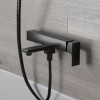 Смеситель для ванны Paini Grazia без аксессуара, черный матовый 21PZ111