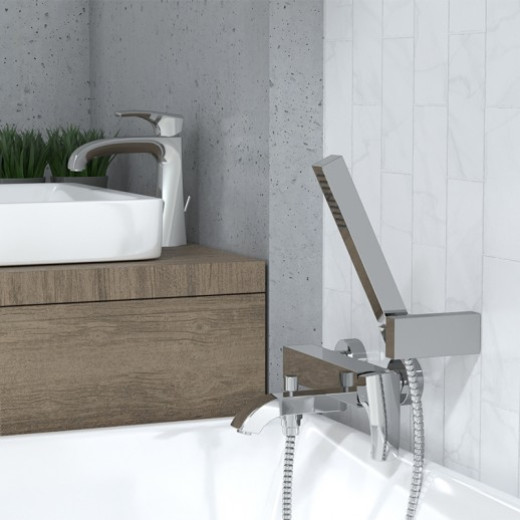 Смеситель для ванны Paini Lady с аксессуаром 89CR105KM