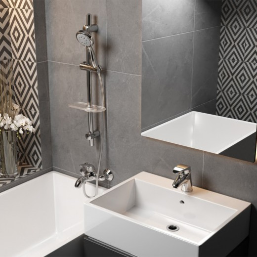 Смеситель для раковины Paini Smile без донного клапана 39CR205CAKM