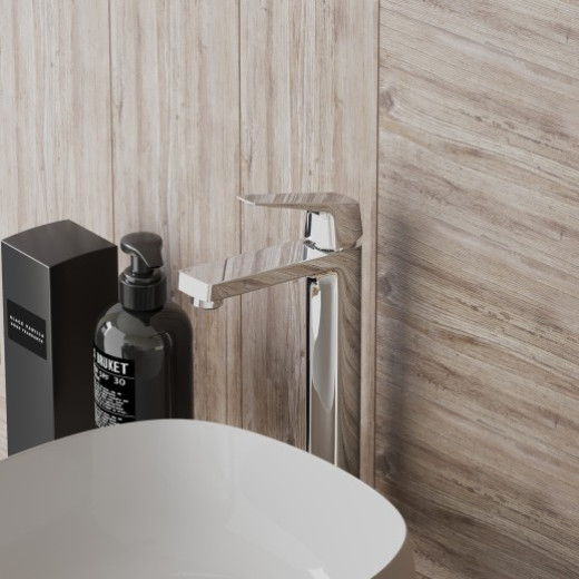 Смеситель для раковины Paini Bari без донного клапана, высокий RTCR205LL