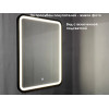 Зеркало Relisan ALEXANDRIA BLACK 600х800 с подсветкой