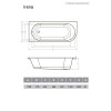Ванна акриловая Vayer Irena 170х72 L