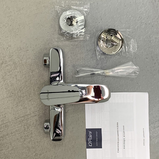 Смеситель для ванны Paini Parallel без аксессура