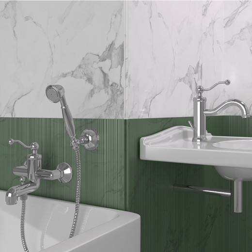Смеситель для ванны Paini Duomo с аксессуаром