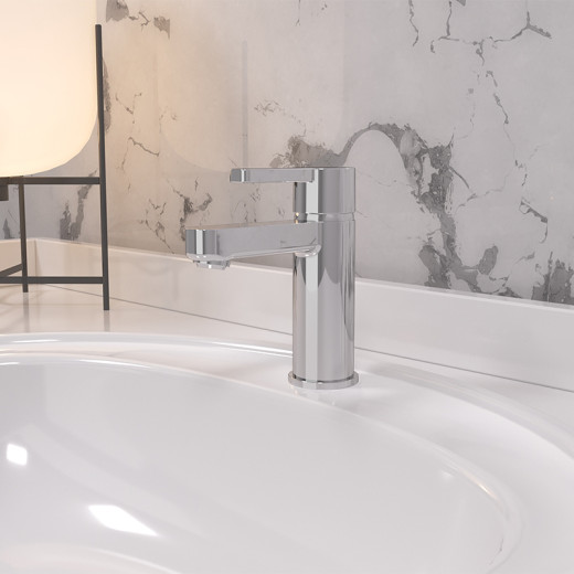 Смеситель для раковины Paini Arena с донным клапаном