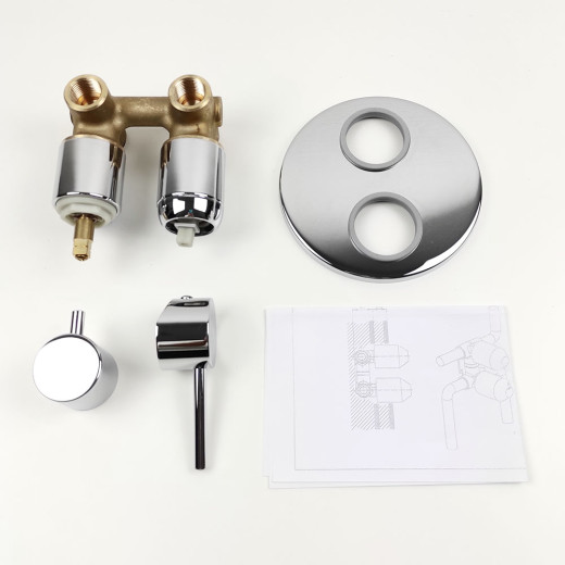 Смеситель для ванны Paini Cox встраиваемый