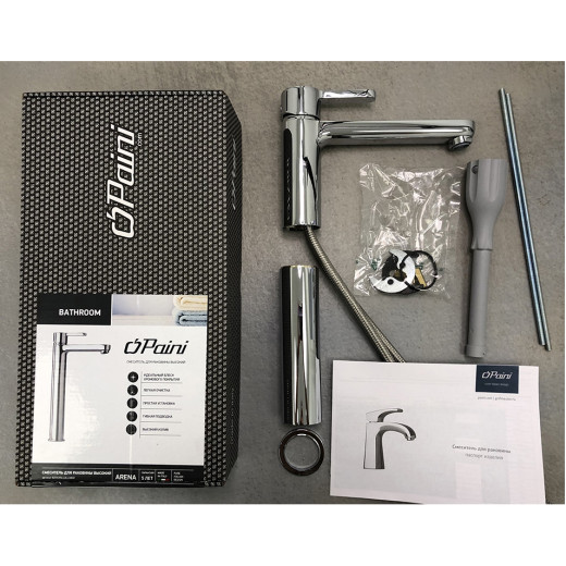 Смеситель для раковины Paini Arena высокий