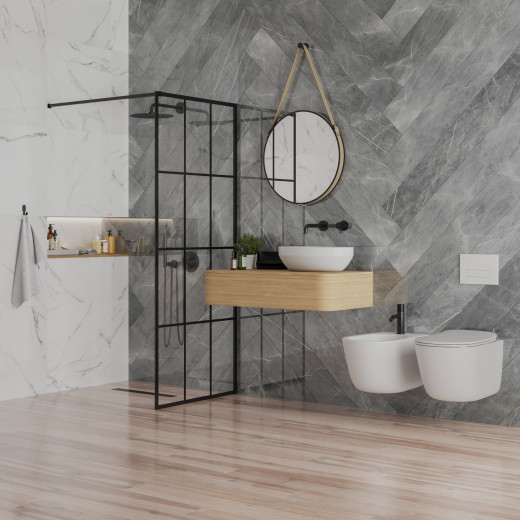 Смеситель для биде Paini Cox Grip, черный матовый