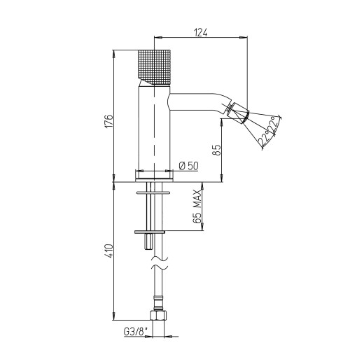 Смеситель для биде Paini Cox Grip