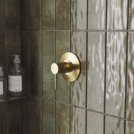 Смеситель для душа Paini Cox встраиваемый, матовое золото PVD