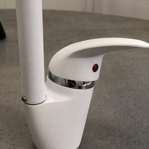 Смеситель для кухни Paini Sicily, белый