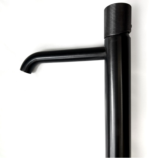 Смеситель для раковины Paini Cox Grip высокий, черный матовый