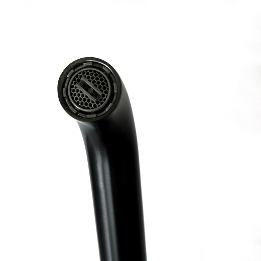 Смеситель для раковины Paini Cox Grip высокий, черный матовый