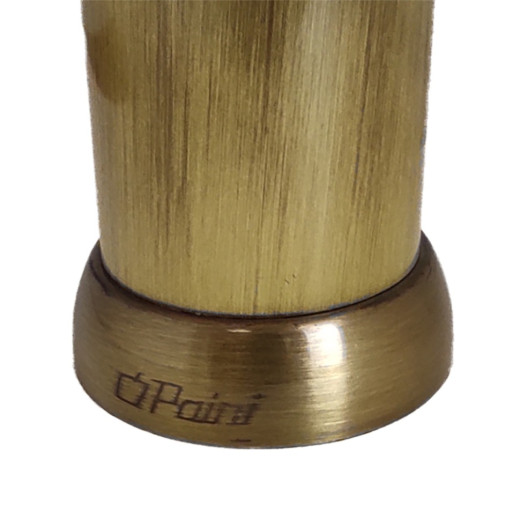 Смеситель для раковины PAINI Duomo без донного клапана, высокий, старая бронза