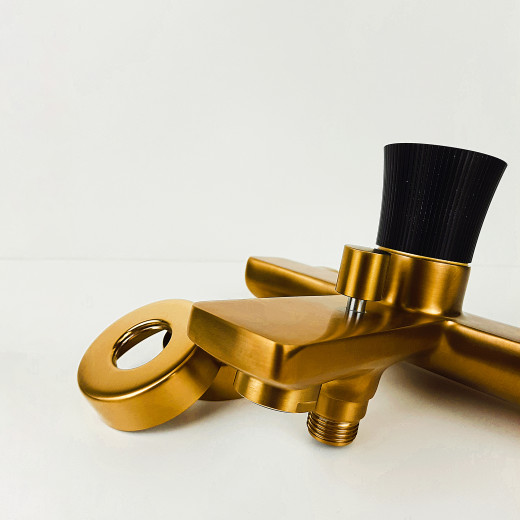 Смеситель для ванны PAINI Domus без аксессуаров, матовое золото PVD